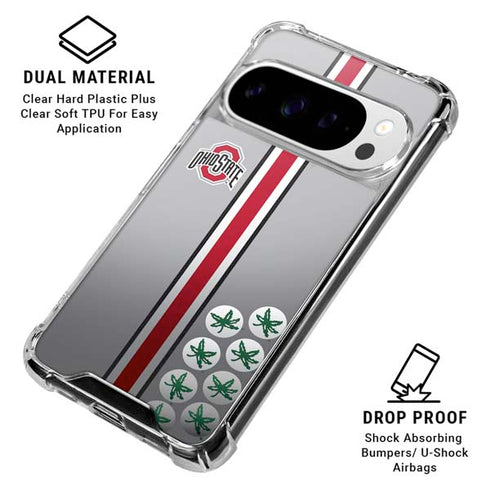 Ohio State University Buckeyes Google Pixel 10 Pro XL Clear Case